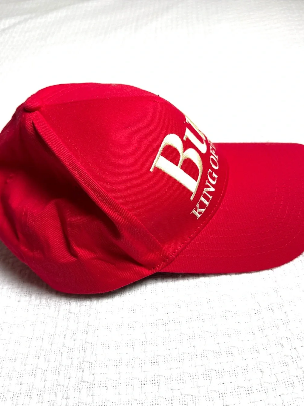 Budweiser x PacSun King of Beers Red Snapback Hat BBQ Cap